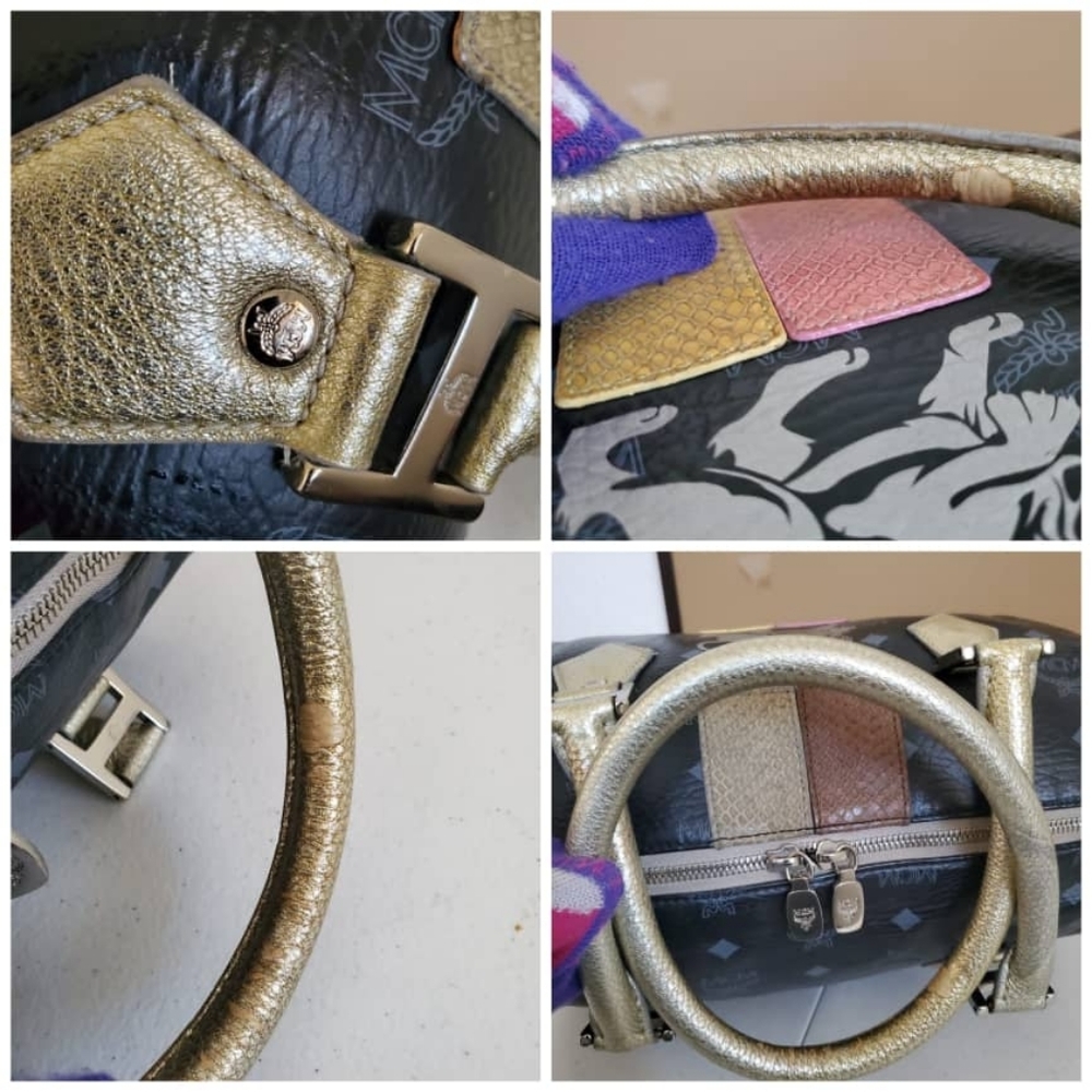 MCM LION Princess BOSTON Bag & Wallet - Picture 10 of 13